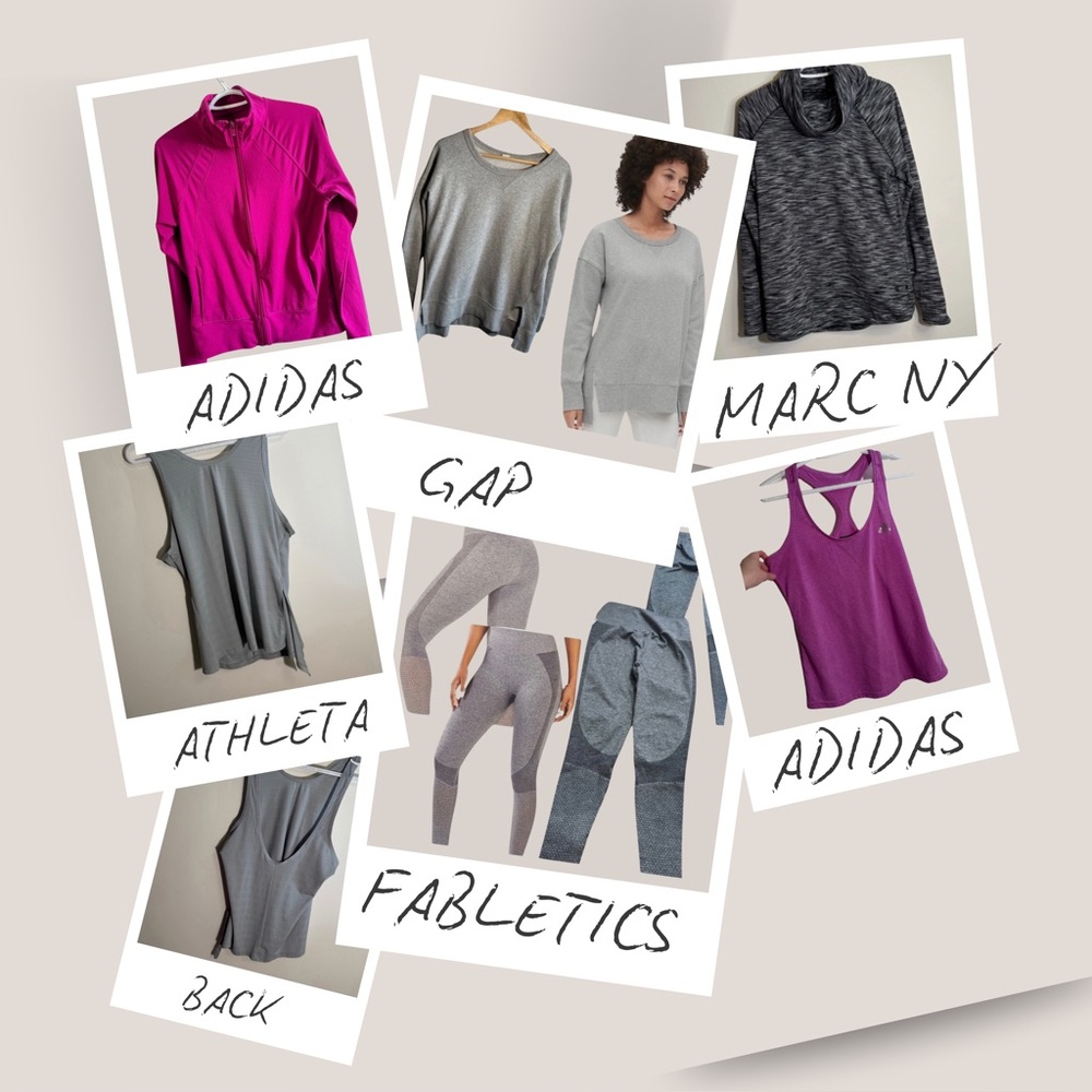 🔥 Medium Activewear Bundle – 6 Pieces – Adidas / Athleta / Fabletics – Gym Lot